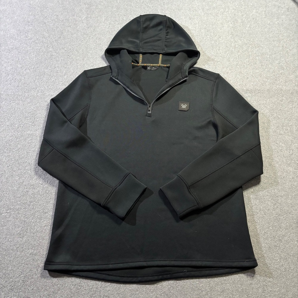Vortex Frontier Limits 1/4 Zip Hoodie Mens XL Black Tactical Pullover Active